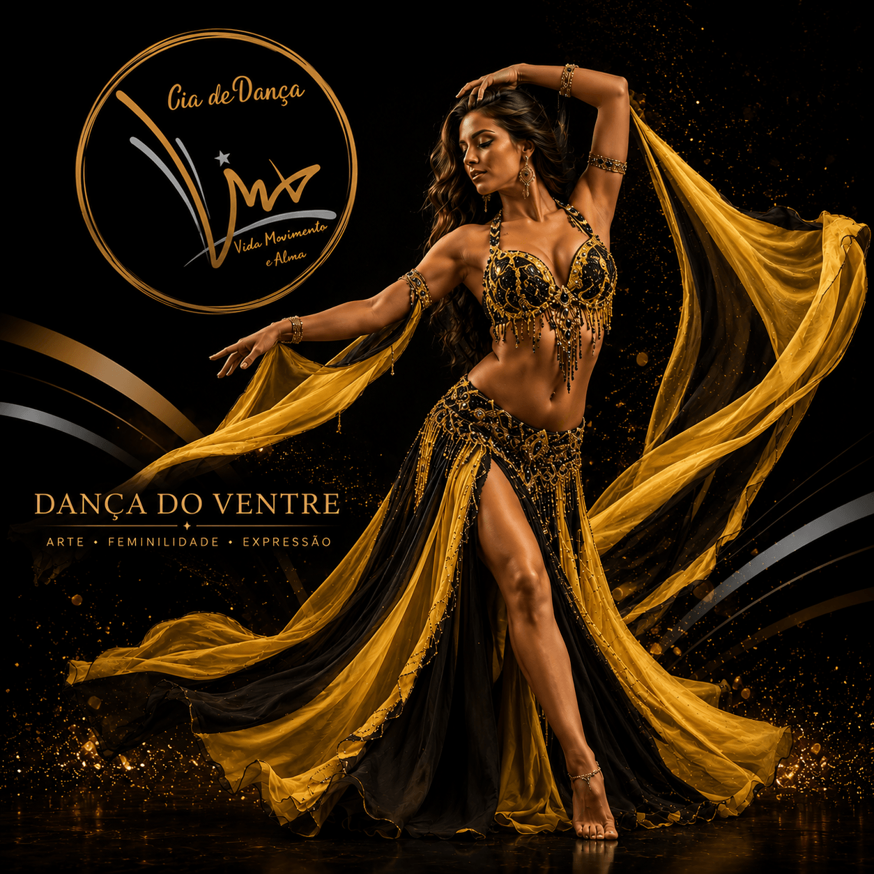 Figurino Dourado
